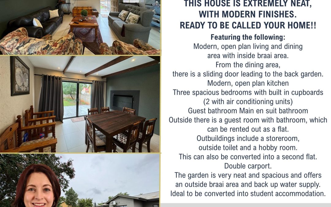 Sole and Exclusive Mandate! NEW LISTING IN NEW PARK – Listed 08.08.2024