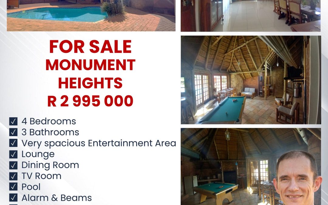 HOUSE For Sale in Monument Heights – A haven for all seasons; Unwind, Entertain and Live Effortlessly! Aug 2024