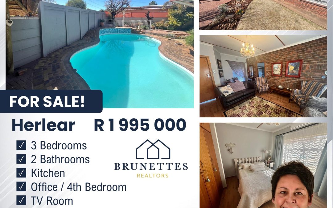 3 Bedroom House For Sale in Herlear, Kimberley – Contact Clive Burger to view now!