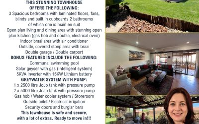 OFFERED ON A SOLE AND EXCLUSIVE MANDATE – 5 Bedroom Townhouse For Sale in Hillcrest, Kimberley