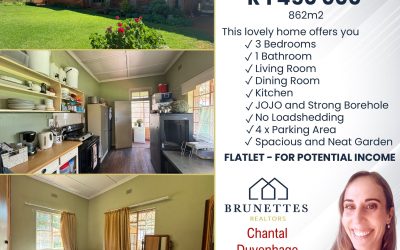 FOR SALE – NEW LISTING, Situated in Herlear in Kimberley