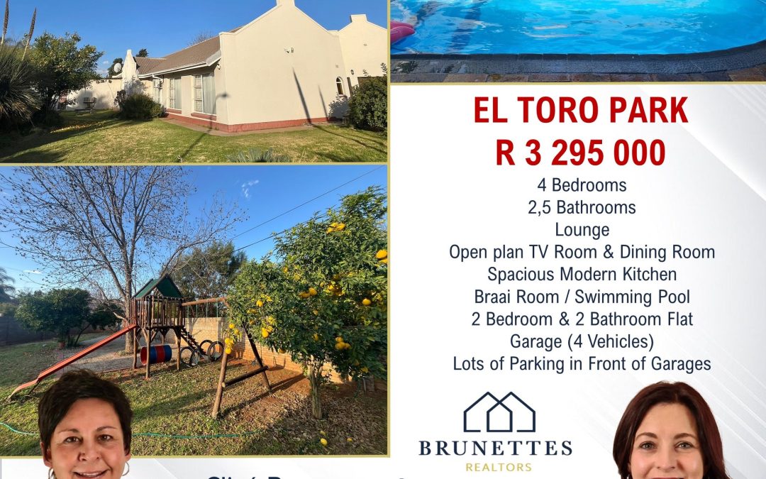 4 Bedroom House For Sale in El Toro Park, Kimberley