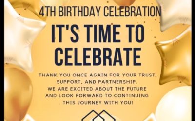 TODAY IS OUR 4TH BIRTHDAY CELEBRATION AT BRUNETTES REALTORS!