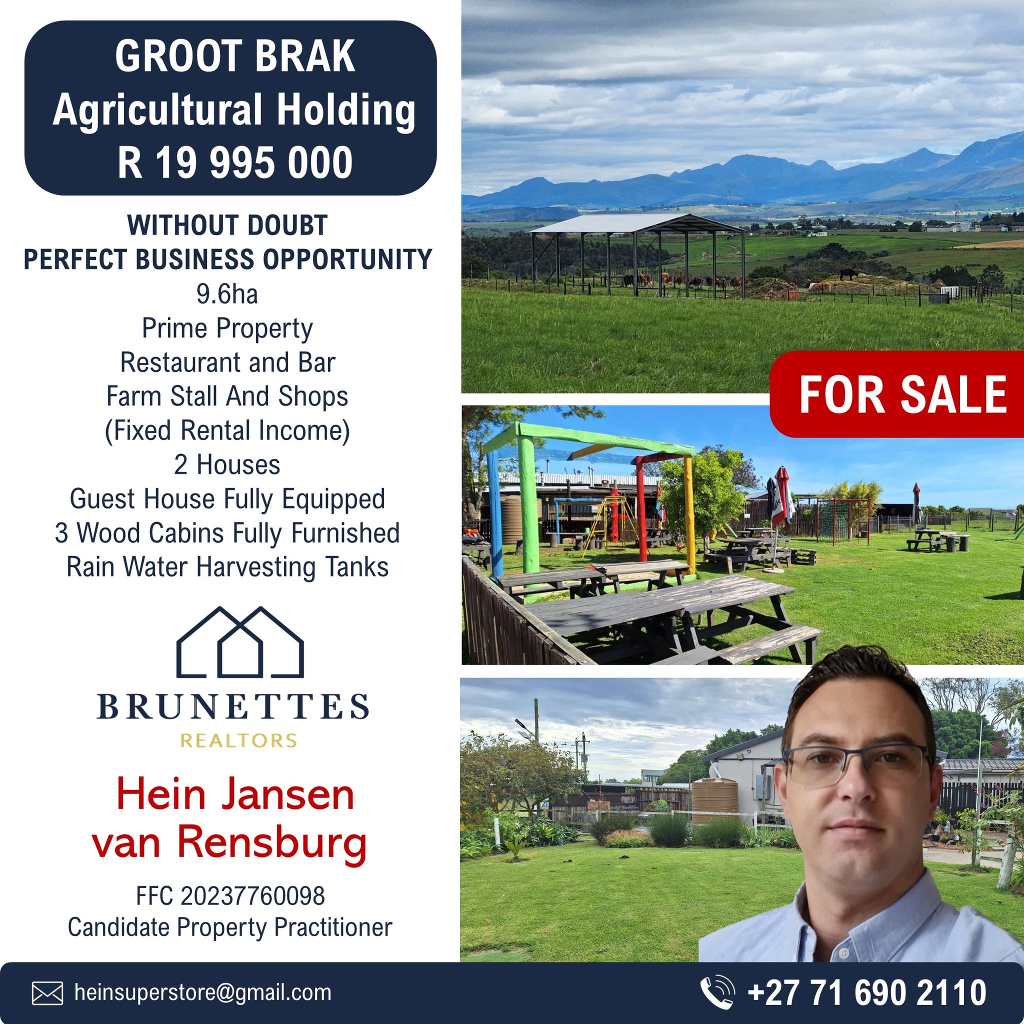 Agricultural Holding For Sale in GROOTBRAK - by Brunettes Realtors in Kimberley 01